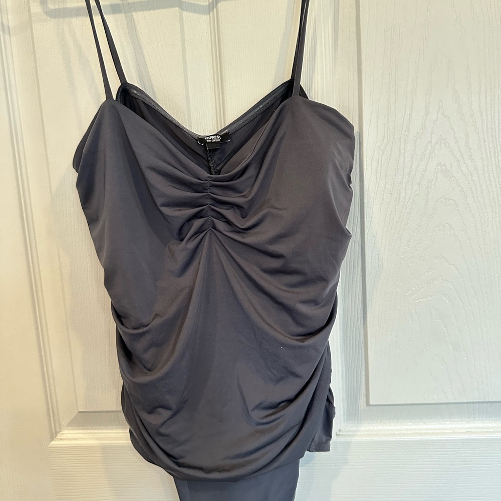 Express body contour elegant bodysuit top